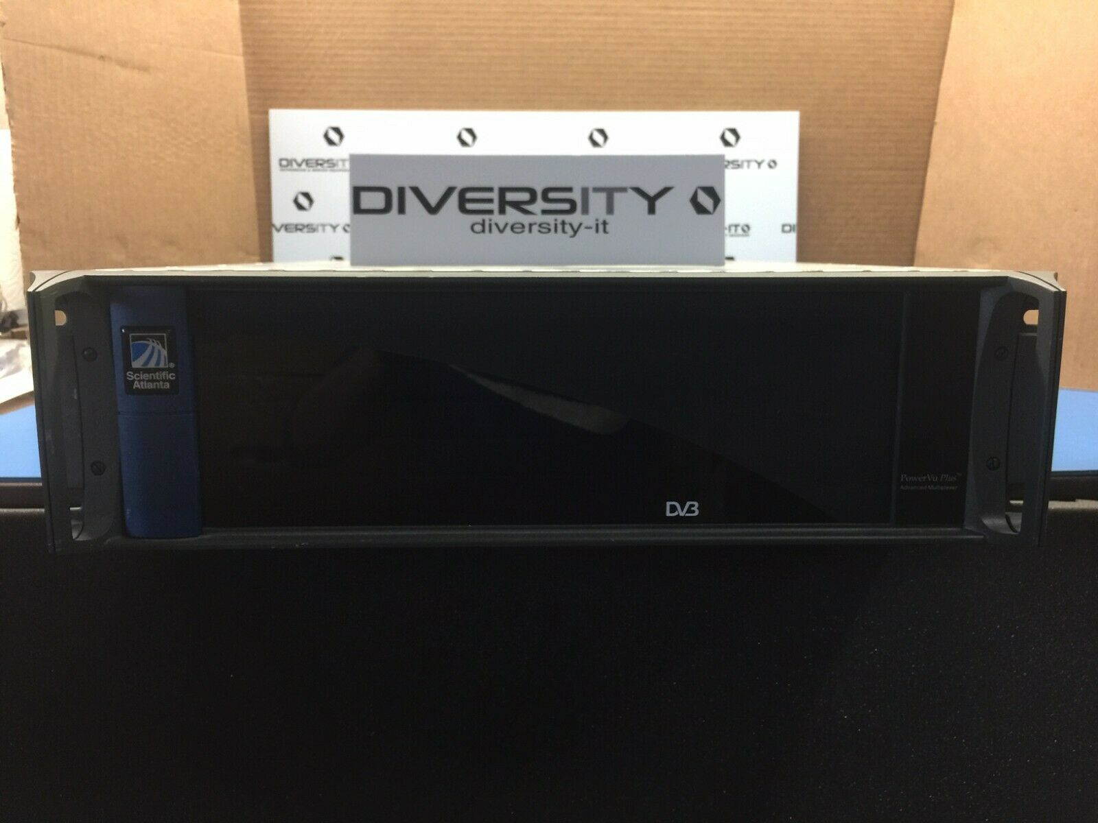 Scientific Atlanta PowerVu Model D9140 Advanced Multiplexer w/ D9747 D9754 Cards