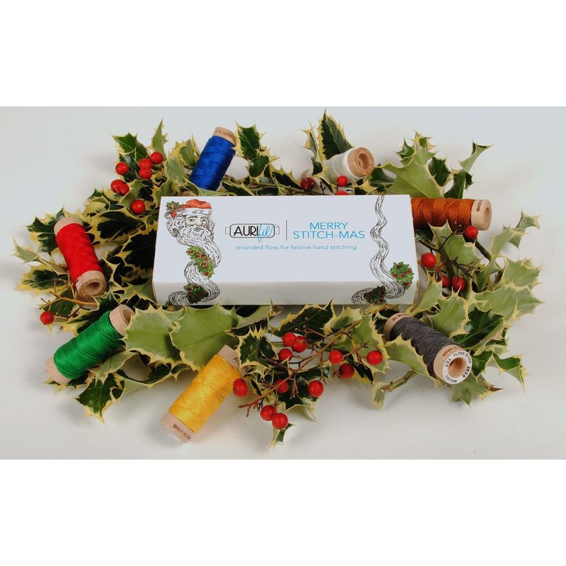 Aurifil Merry Stitch-Mas Floss Collection -7/Pkg