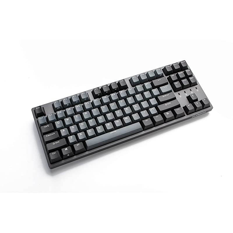 Taurus K320 TKL Mechanical Gaming Keyboard - 87 Keys - Double Shot PBT - NKRO - USB Type C (Cherry Brown, Space Grey)