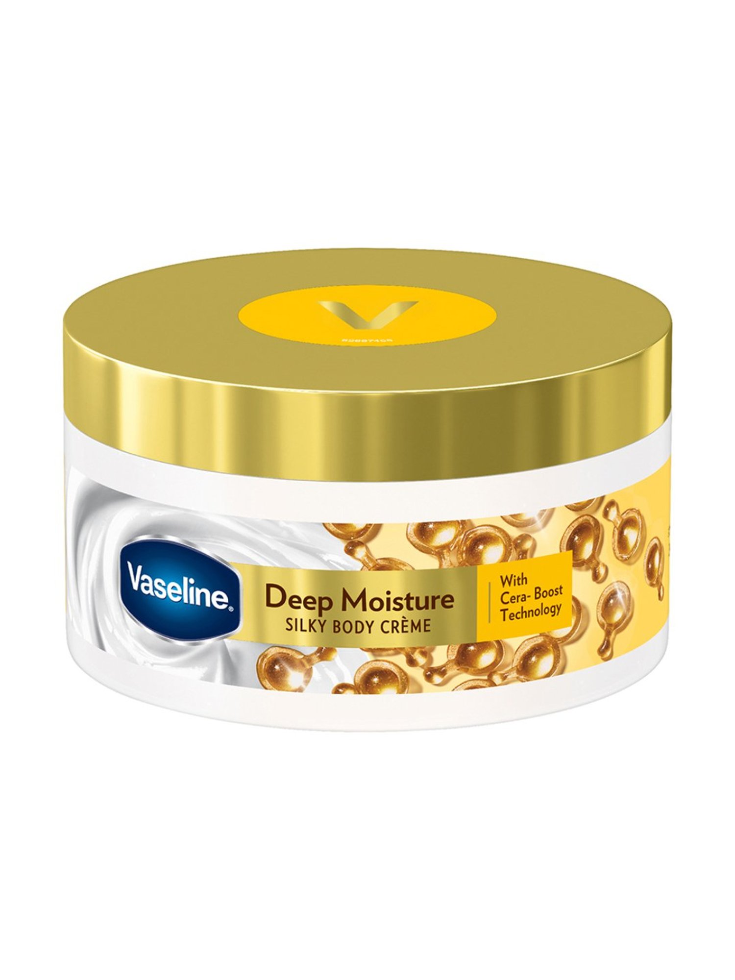 Vaseline Deep Moisture Silky Body Creme - 180 gm