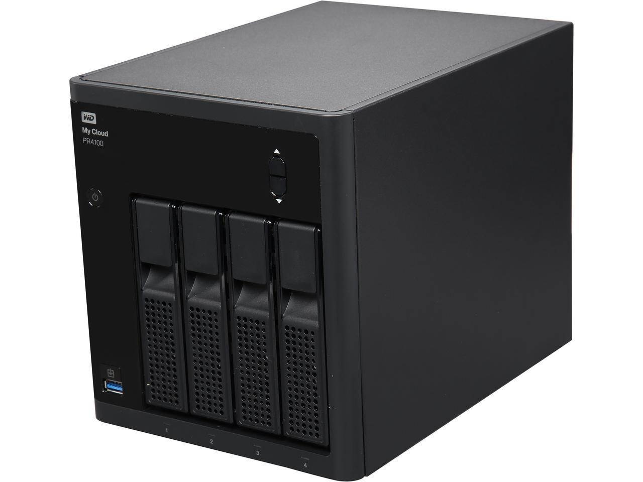 WD 8TB My Cloud PR4100 Pro Series Media Server with Transcoding, NAS - Network Attached Storage