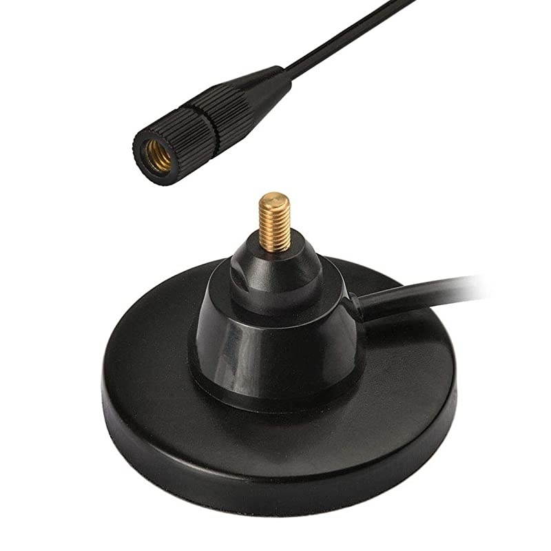 HF VHF UHF Ham Radio Amateur Radio Mobile Radio Scanner Antenna Police Scanner Antenna Magnetic Base BNC Male Antenna Compatible with Uniden Bearcat Whistler Radio Shack Police Radio Scanner