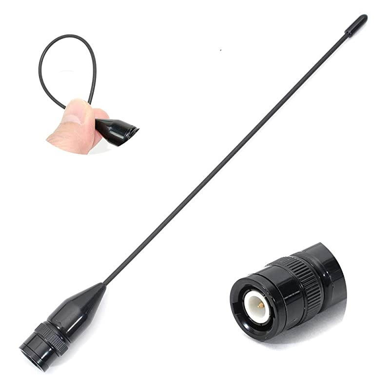 Slim BNC WideBand Scanner Antenna for Uniden BCD325P2 BC75XLT BC125AT Whistler TRX1 WS1080 WS1040 RadioShack pro Icom AOR Yaesu ARDV10 Alinco