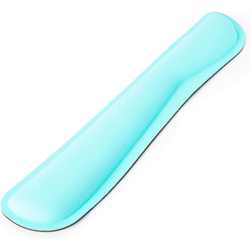 Okuna Outpost Set of 2 Computer Mouse and Keyboard Wrist Rest Support Pad Waterproof, Teal Blue