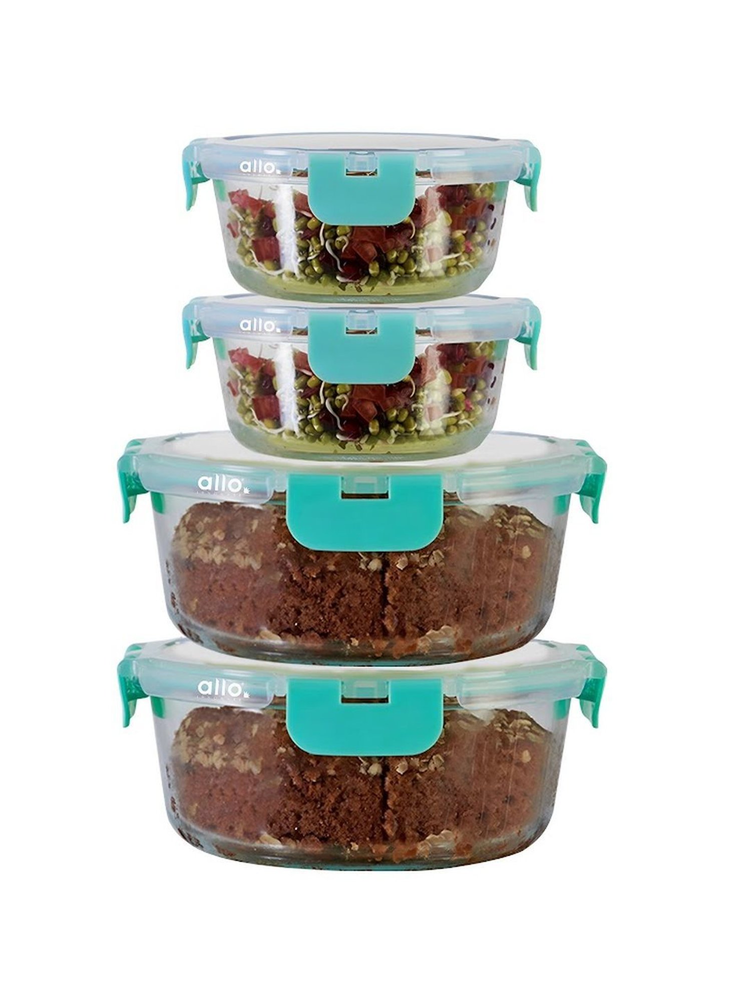 Borosilicate Glass Containers with Lids Microwave Safe Container for Glass Food Storage Containers