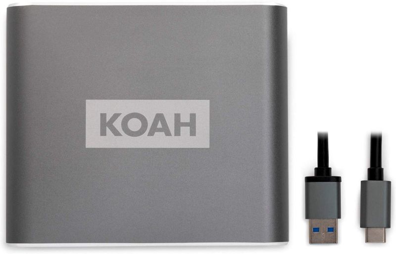Koah Pro USB 3.1 Type-C XQD Compact Aluminum Shell Card Reader