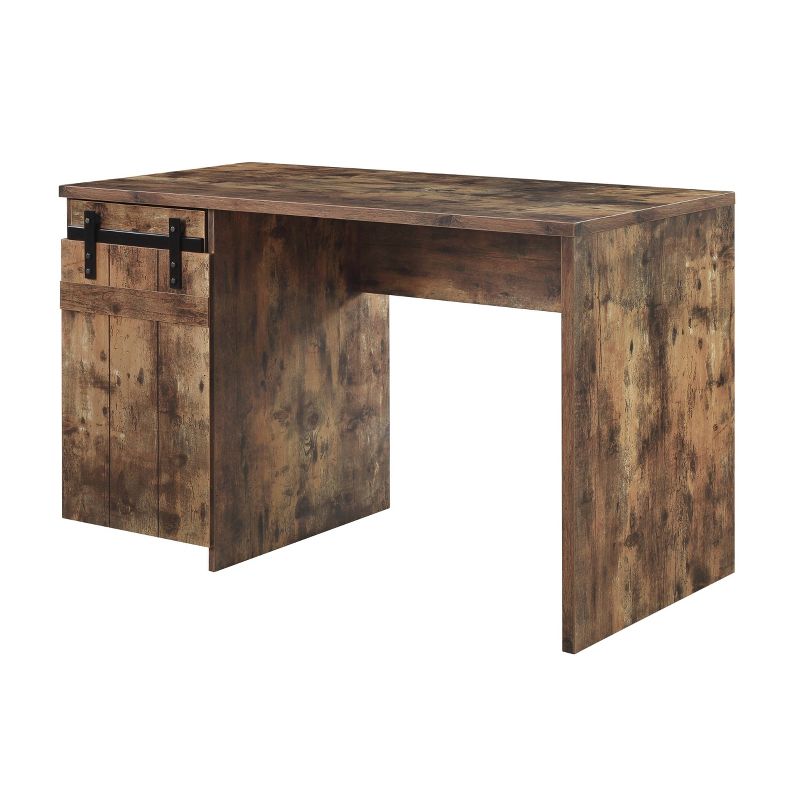Bellarose Writing Desk Rustic Oak - Acme Furniture