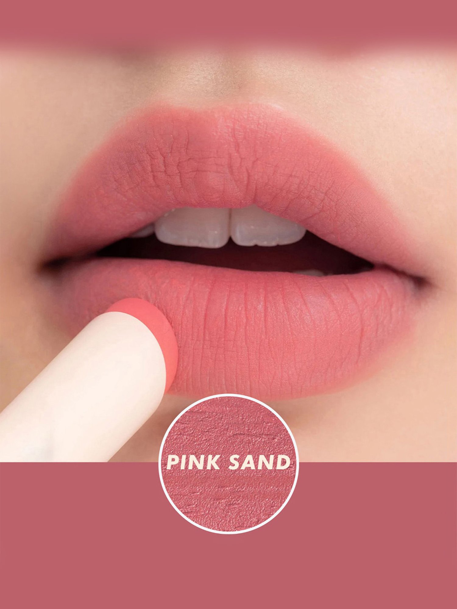 Rom&nd Zero Matte Lipstick 10 Pink Sand - 3 gm