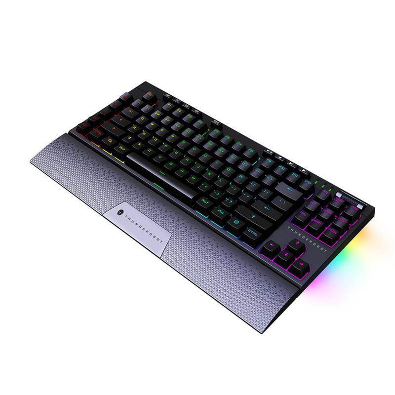 Thunderobot KL30R Red Switches Wireless Mechanical Gaming Keyboard PBT Key Caps RGB Backlight with PalmRest