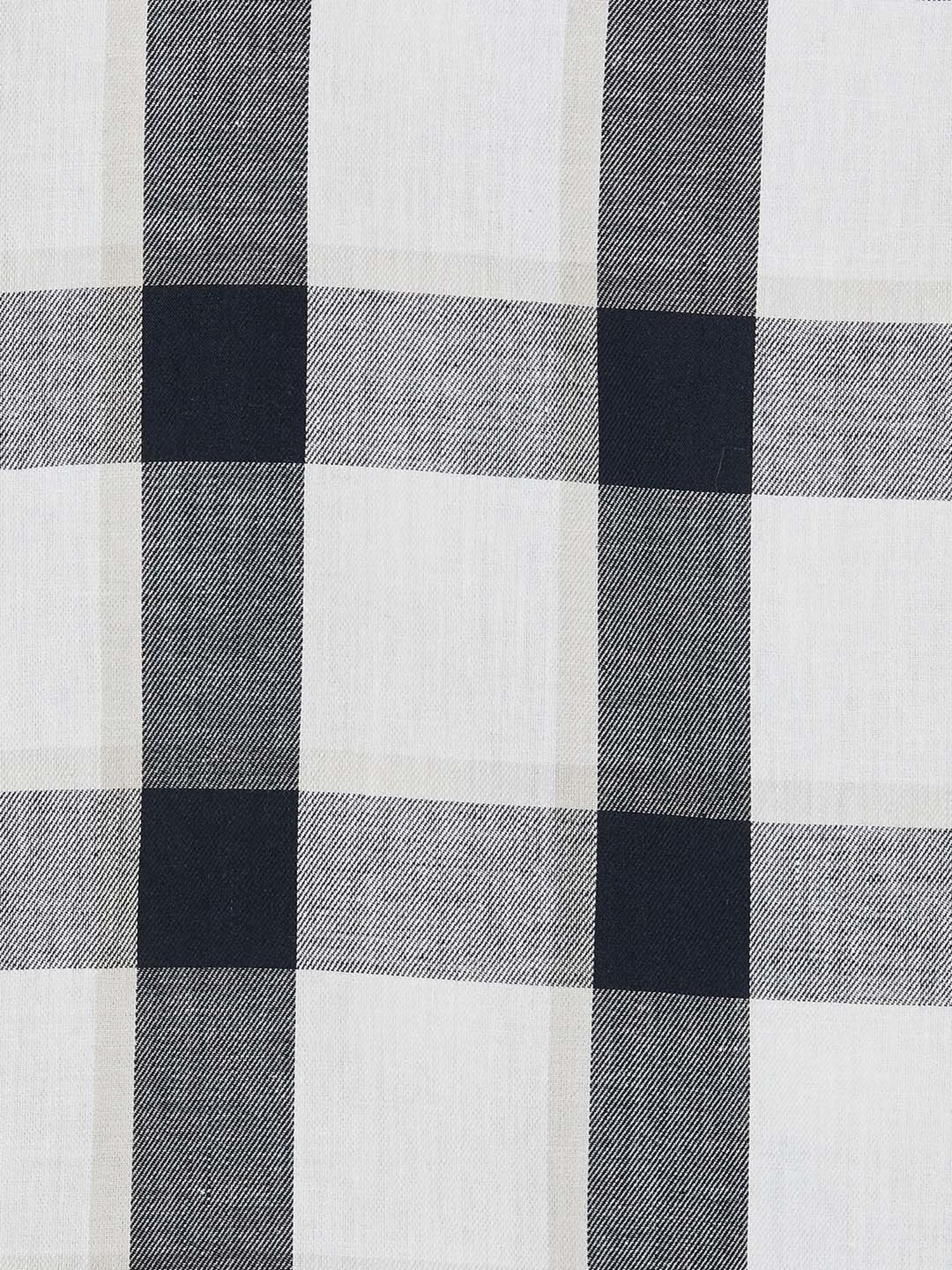 Fame Forever by Lifestyle Kids White & Black Cotton Chequered Full Sleeves Shirt