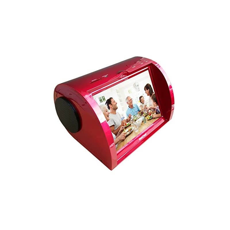 Radio with Hi-Fi Speakers, 8&rdquo; HD Touch Panel, Audio Book, 15K+ Radio Stations, Streaming Videos, Movies, Music, Auto Wi-Fi, Social Media, Recipes, More Features & Functions