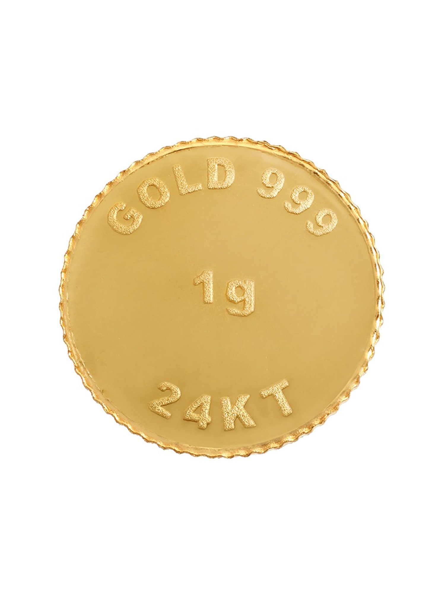 Bangalore Refinery Goddess Lakshmi 24k (999) 1gm Gold Coin