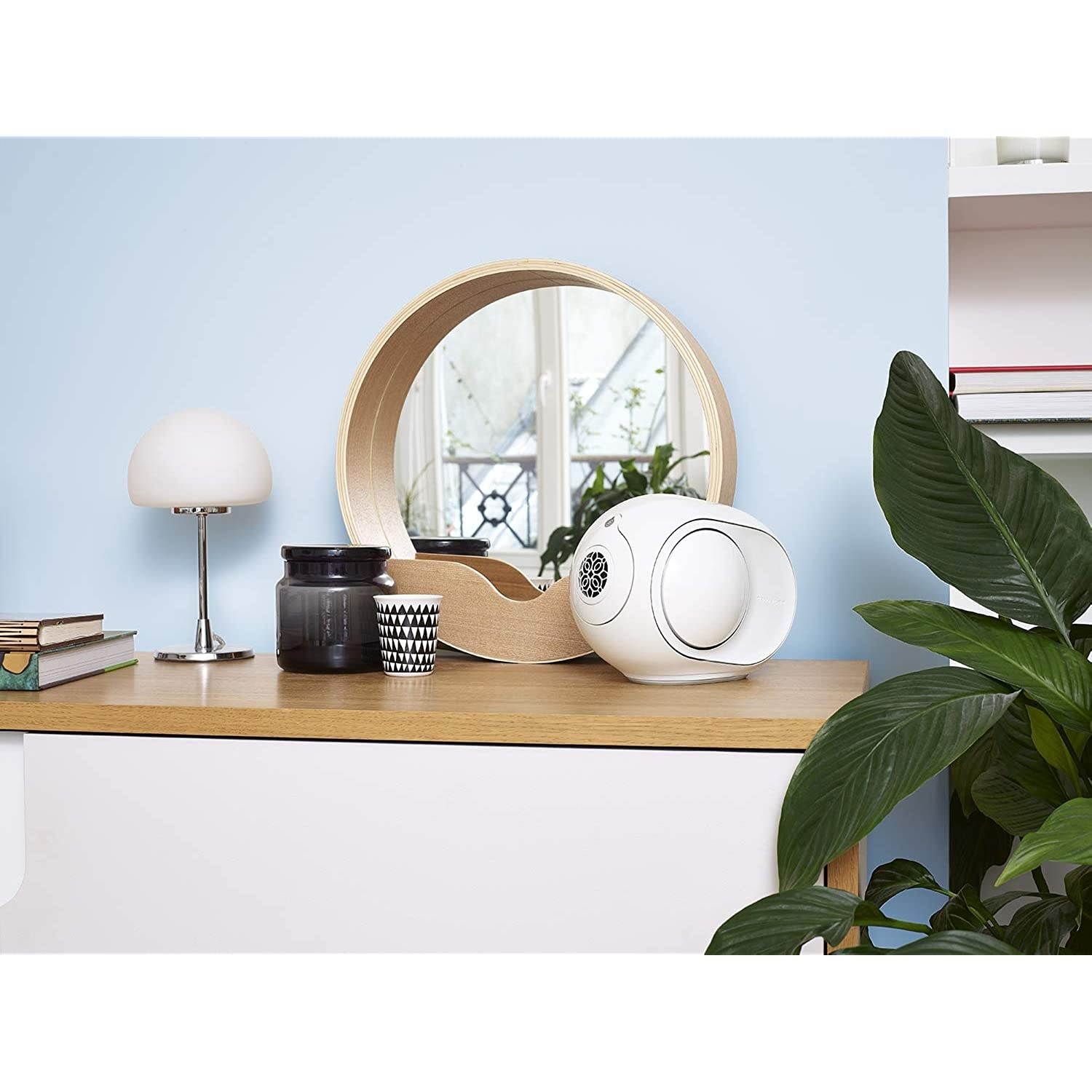 Devialet Phantom Reactor 600- Compact Wireless Speaker - 600 Watts - 95 dB - Iconic White