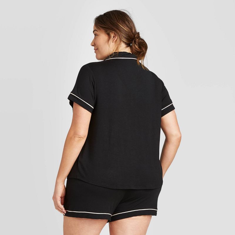 Women's Satin Cami and Shorts Pajama Set - Colsie™ Pink M