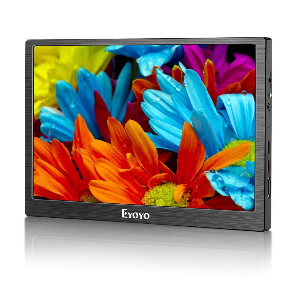 Eyoyo 8.9" inch Portable USB-C Mini Monitor 1920x1200 IPS Display w/ USB-C&HDMI Video Input compatible with MAC Laptop, Smartphone, DSLR Camera, PS4, Xbox one, Nintendo Switch, Raspberry pi