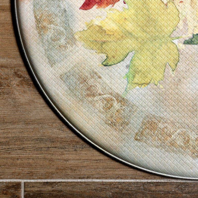 Home Dynamix 19" x 35" Napa Fruit Slice Kitchen Mat Beige/Green