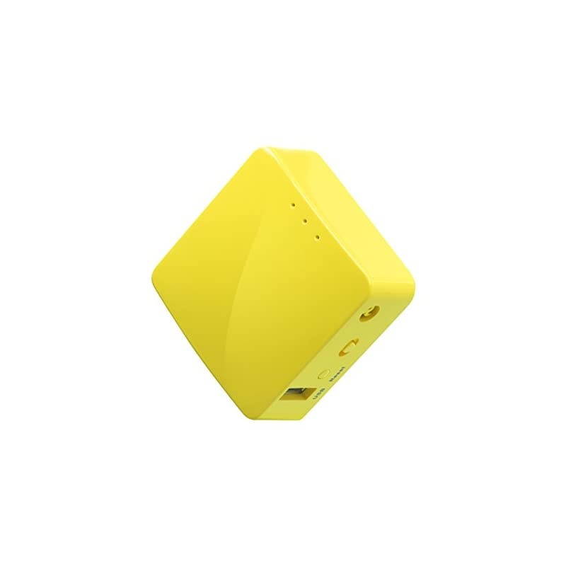 GLMT300NV2 Wireless Mini Portable Travel Router Mobile Hotspot in Pocket WiFi Repeater Bridge Range Extender OpenVPN Client 300Mbps High Performance 128MB RAM