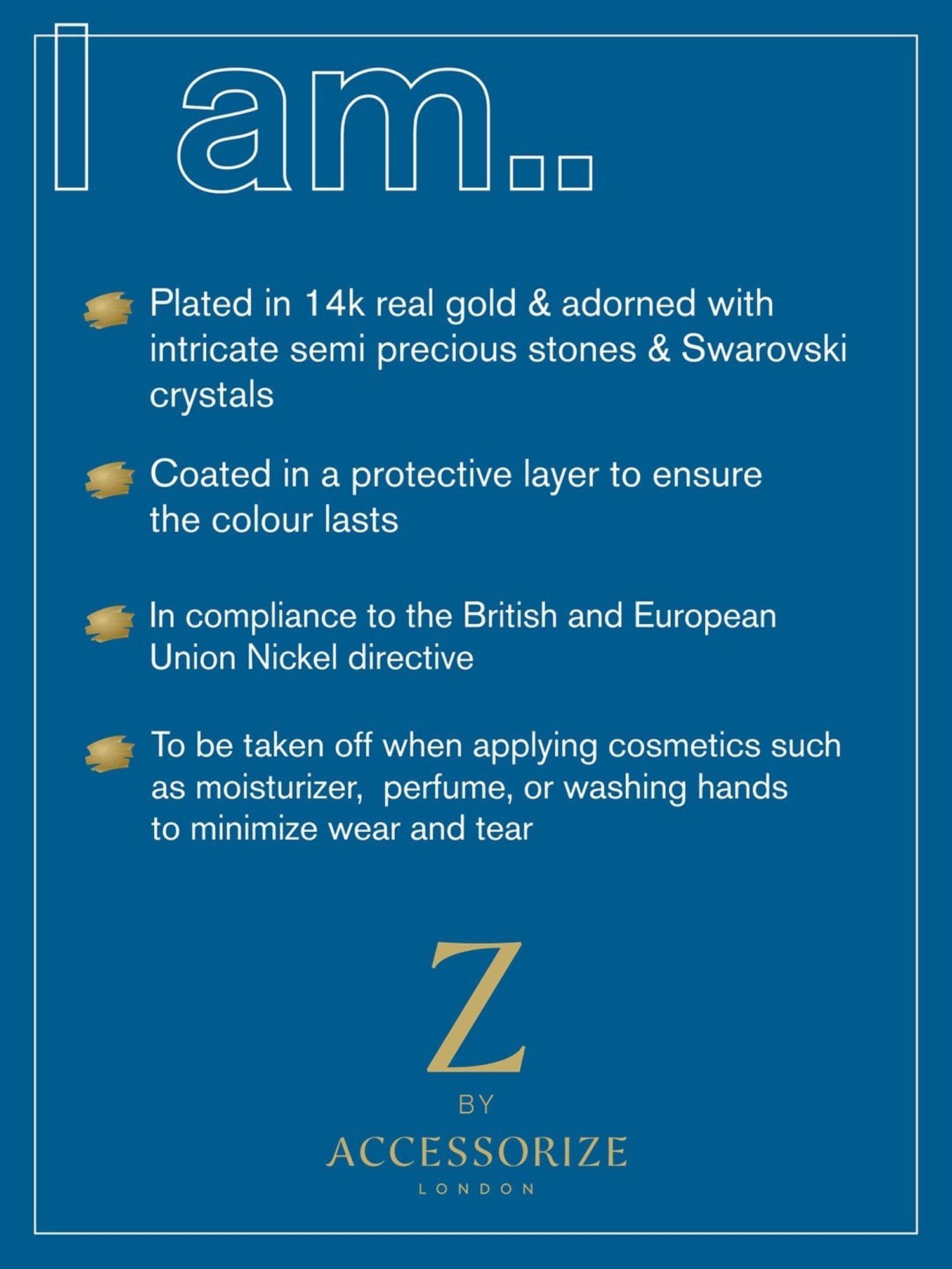 Accessorize London Real Gold-Plated Pink Z Rough Cut Shard Hs Nk Rose Quartz Necklace