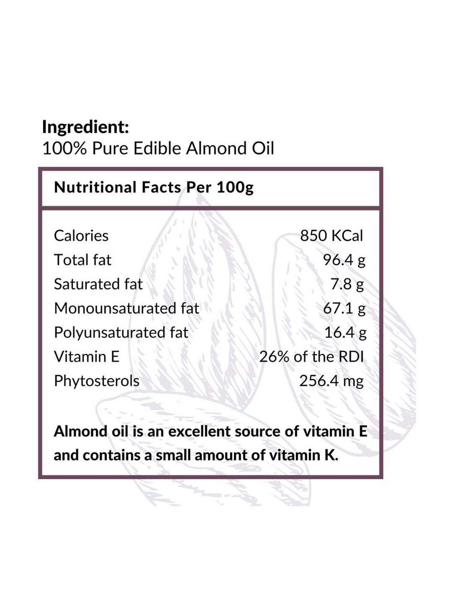Essentia Extracts Cold-pressed Almond Oil - 25 ml