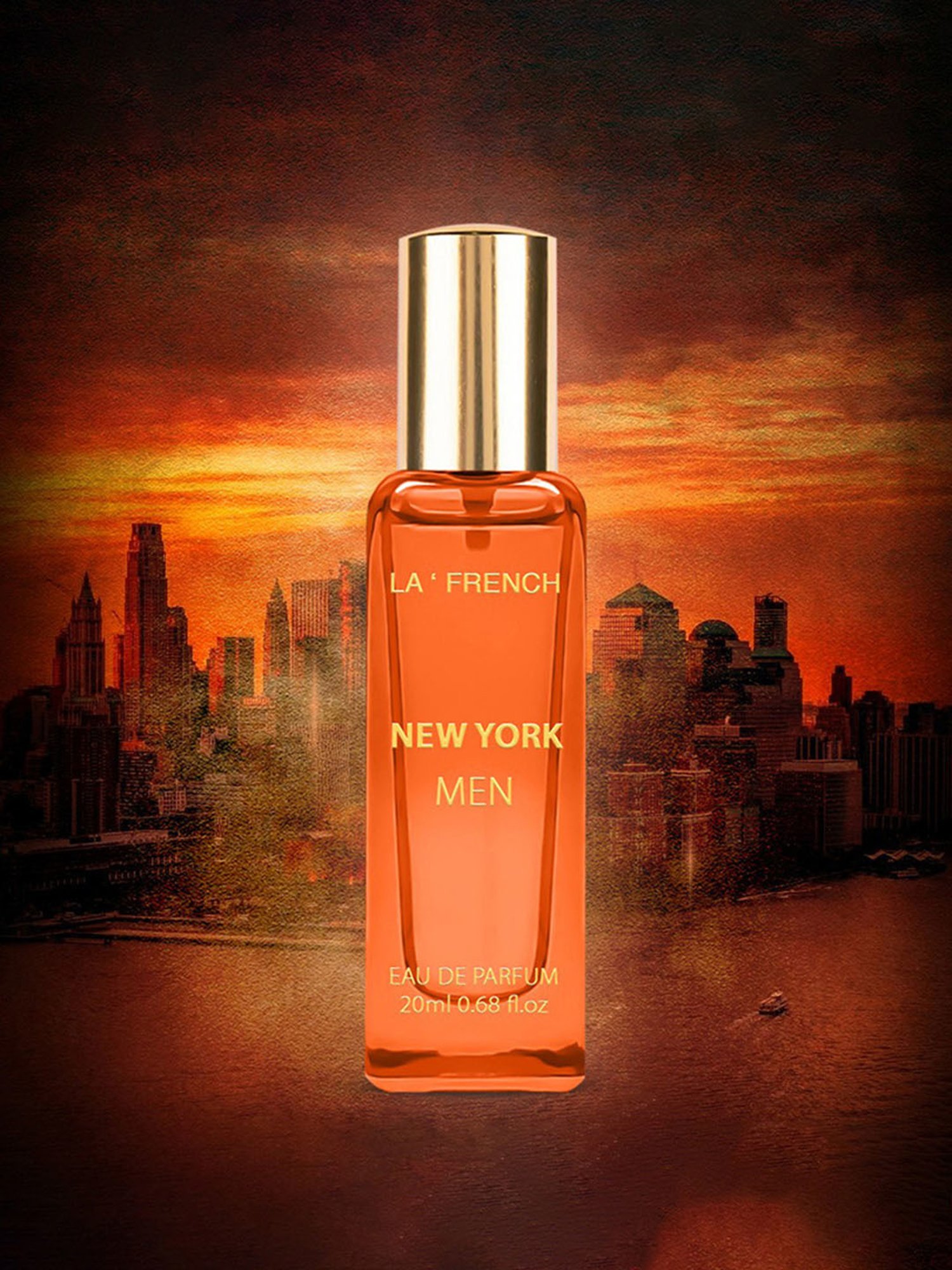 La'french New York City of Dreams Eau de Parfum for Men - 20 ml