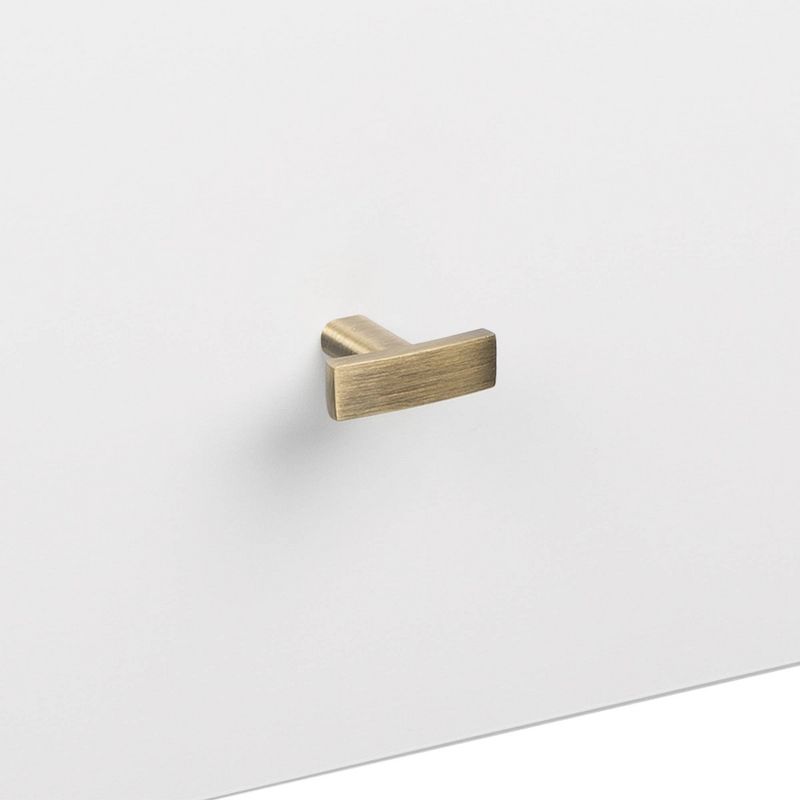 Floating 1 Drawer Nightstand with Open Shelf White - Prepac