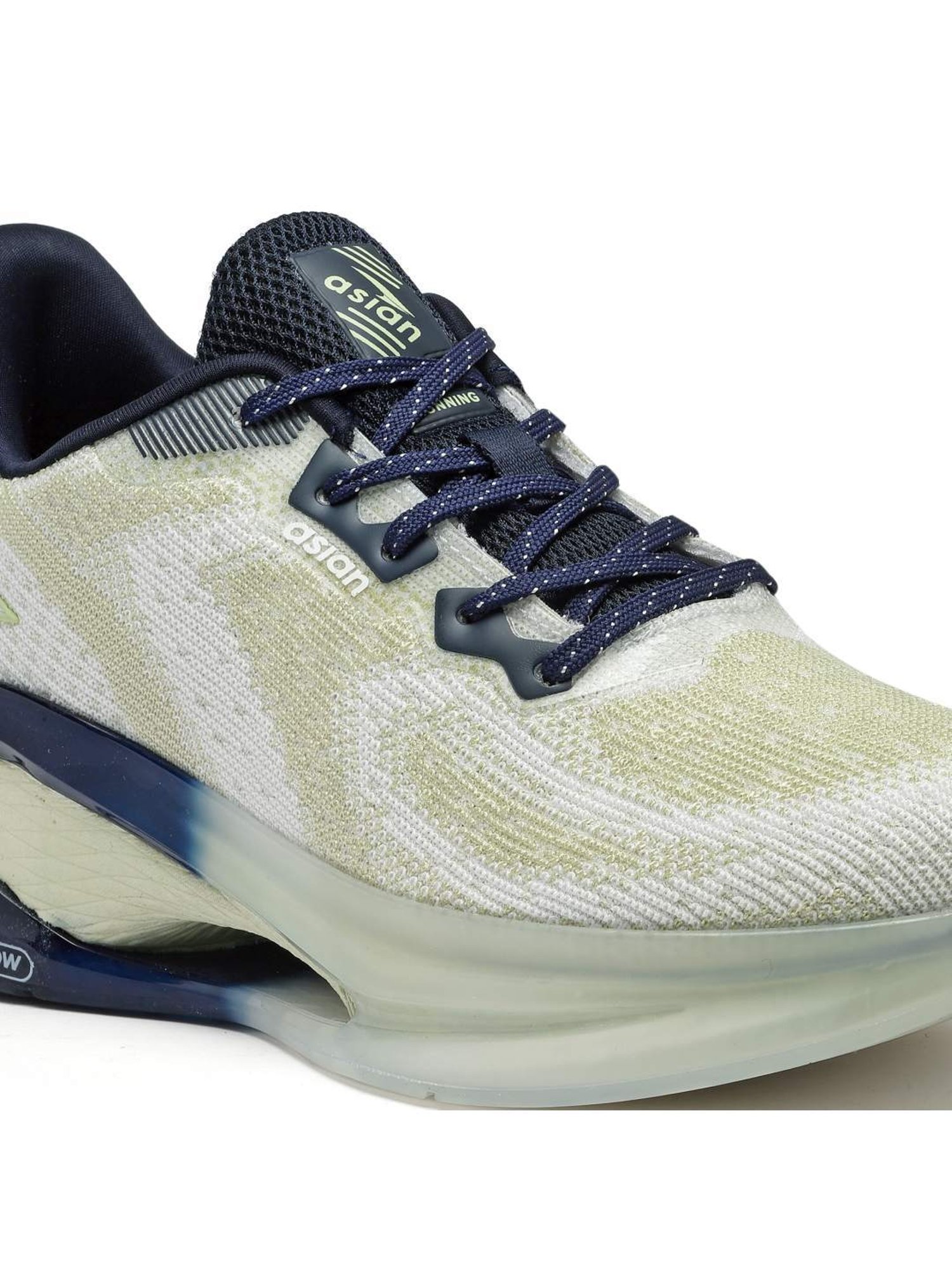 Asian Men's White Running Shoes