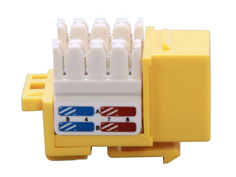 Micro Connectors CAT5 RJ45 Coupler F-F Straight