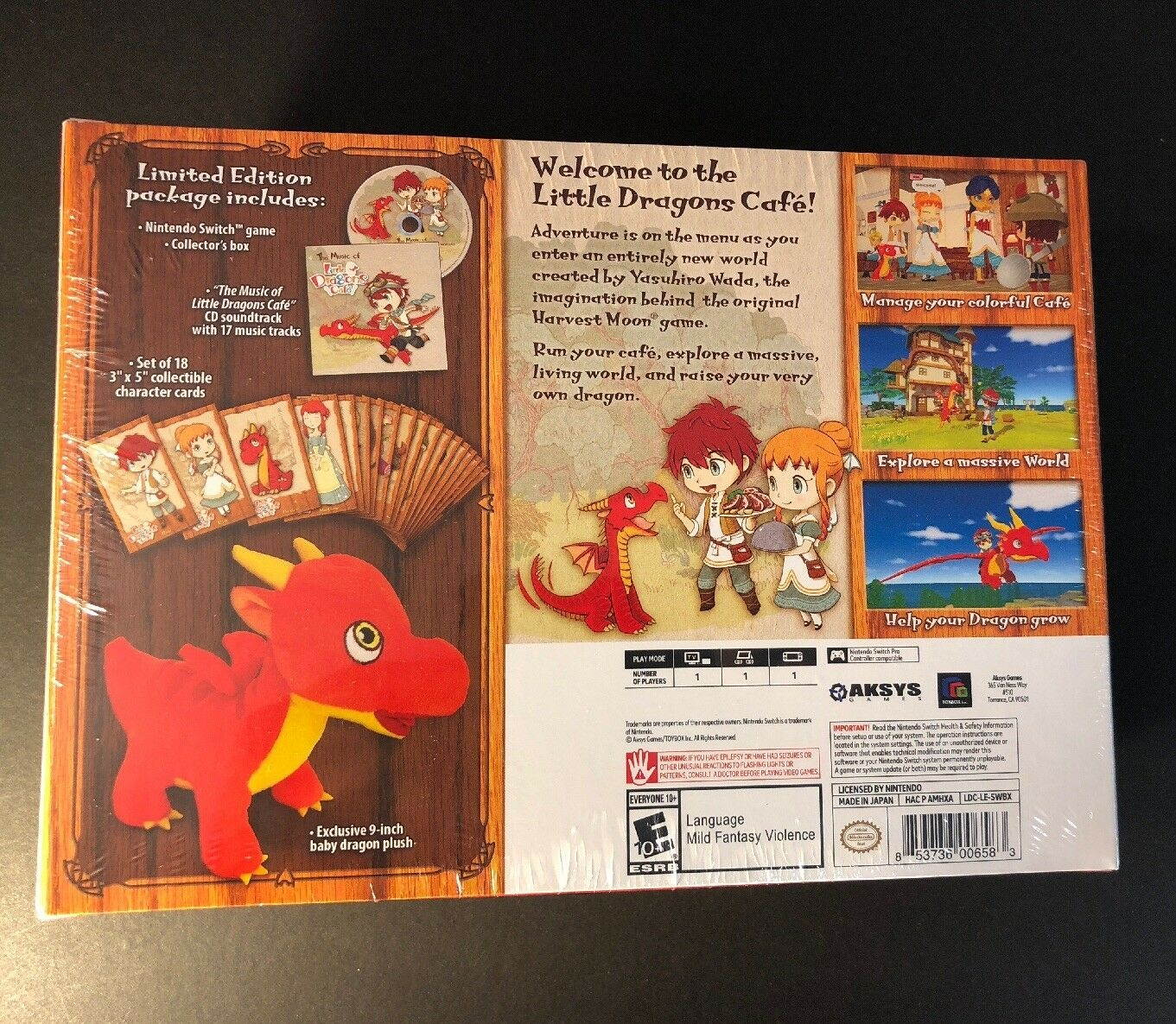 Little Dragons Cafe [ Limited Edition Box Set ] (Nintendo Switch)