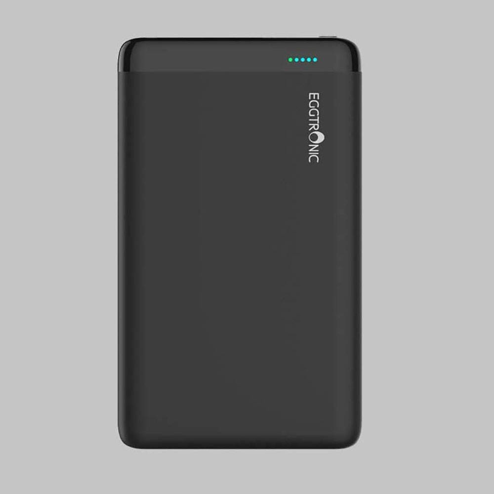 Einova by Eggtronic Laptop Power Bank | Ultra-Fast 20000mAh Slim Battery Pack w/ USB C + USB A, 63W Total Output | Charge 3 Devices at once, iPhone, Samsung, Tablets, 3ft USB-C Included (Soft Touch)