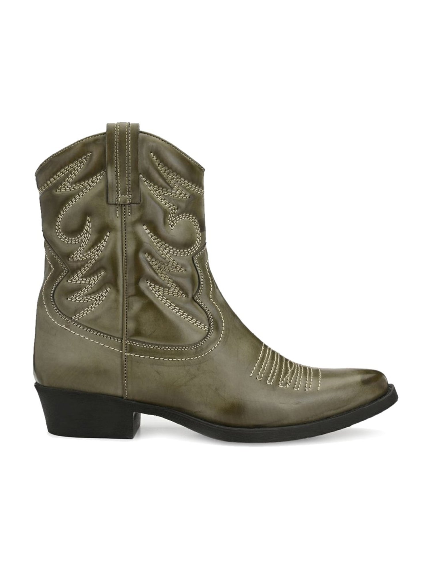 Delize Olive Casual Boots