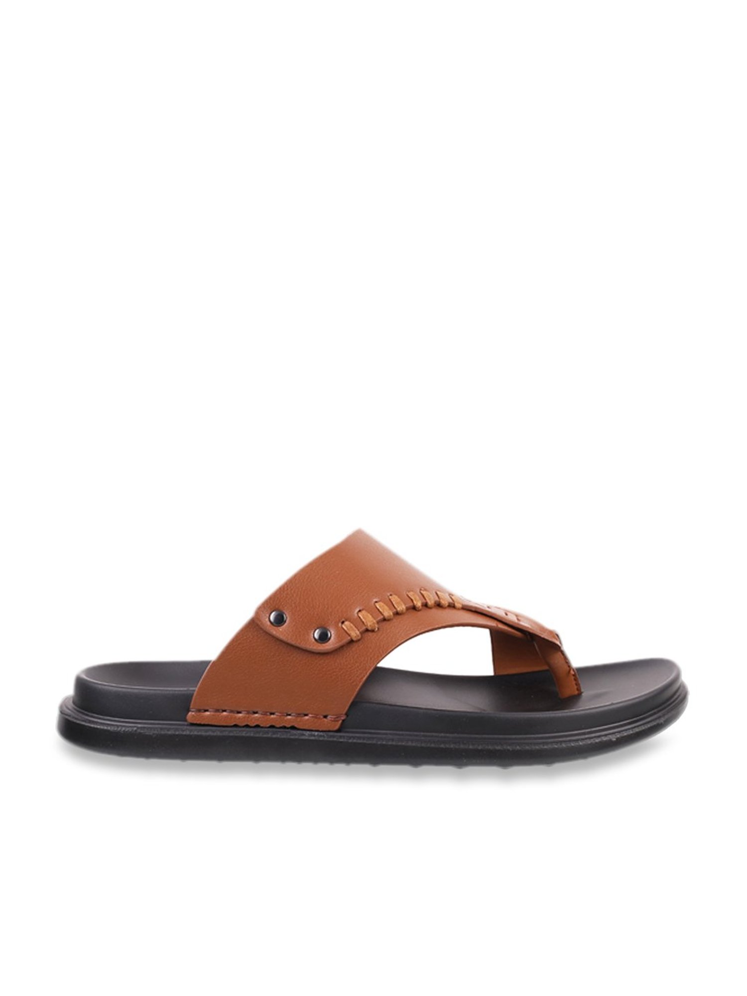Da Vinchi by Metro Men's Tan Thong Sandals