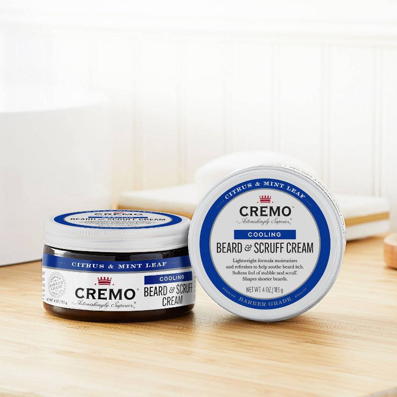 Cremo Cooling Beard and Scruff Cream - 4oz