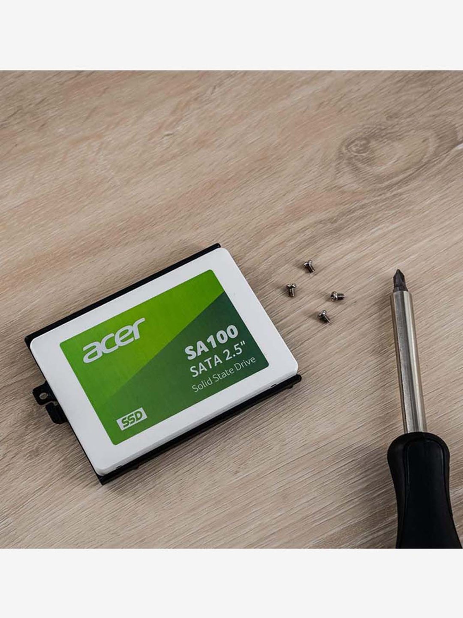 Acer SA100 240GB SATA 2.5 inch 3D NAND Internal Solid State Drive (White)