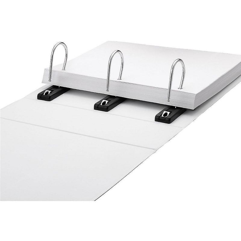 Ideastream Find It Snap-N-Store 5" 3-Ring View Binder White (SNS01705) 652108
