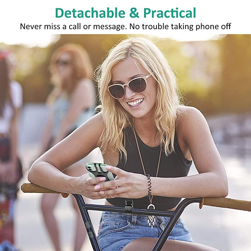 Detachable Bike Phone Mount, 360 Rotation Adjustable Phone Holder for Motorcycle/Bicycle Handlebars, Compatible with iPhone 11 Pro Max/11 Pro/11/XS/XS Max/XR/8/7, Samsung S20/S10 Plus/S10/S10e