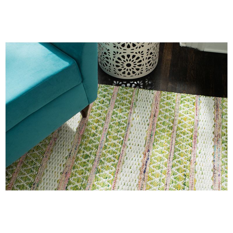 Stripe Woven Area Rug 5'X8' - Anji Mountain