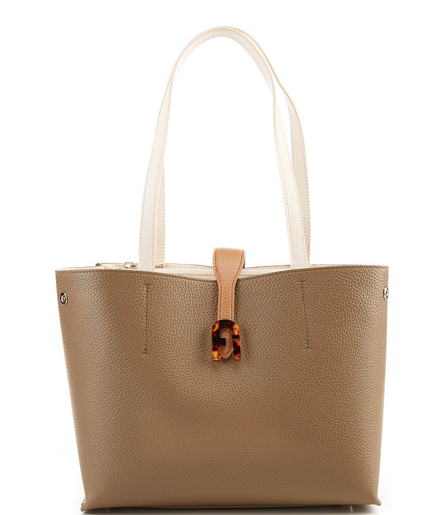 Furla Sofia Colorblock Leather Medium Tote Bag