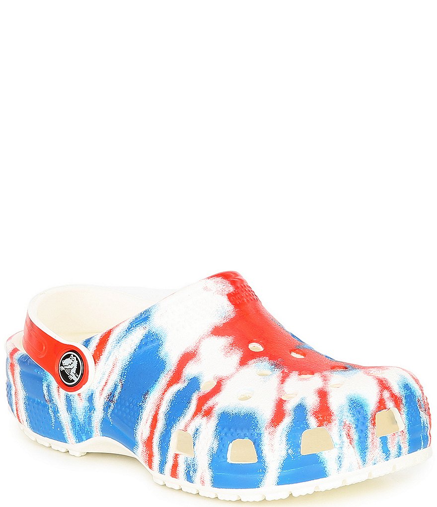 Crocs Kids' Classic Tie Dye Clogs (Toddler)