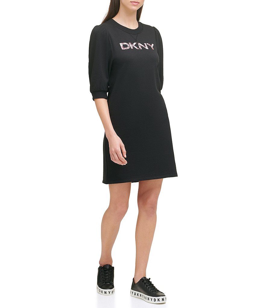 Eliza J Mock Halter High Neck Tiered Midi Dress