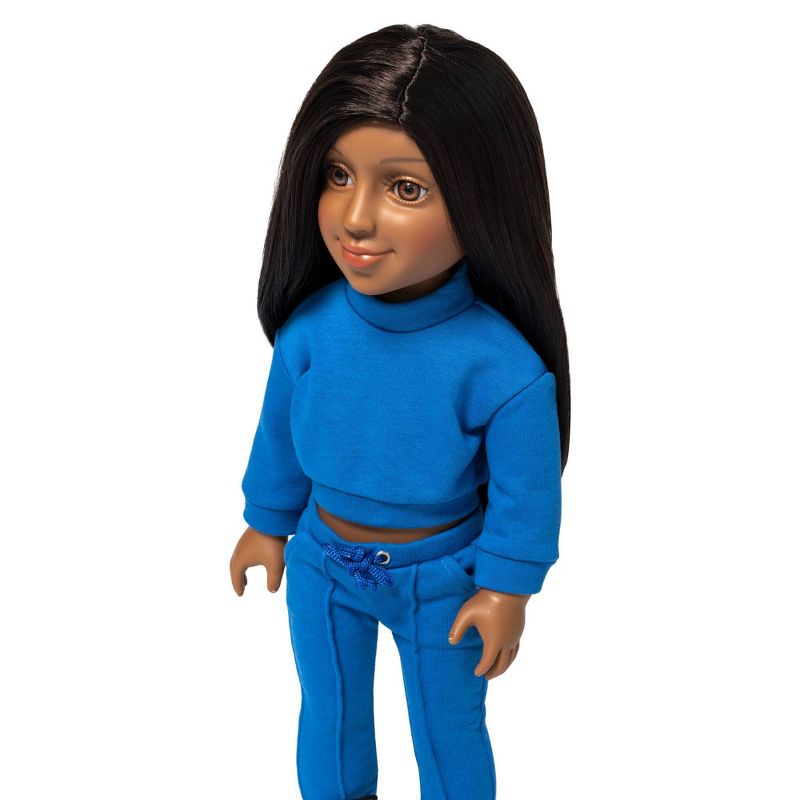 I'M A GIRLY Kayla 18" Fashion Doll with Brunette Interchangeable Wig to Style