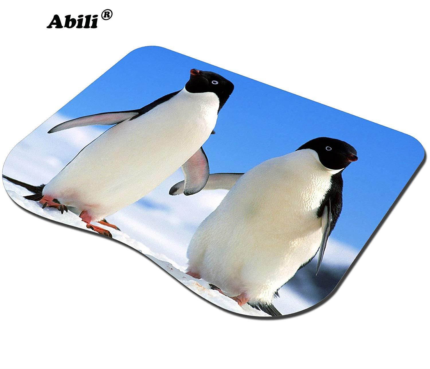 Cute Penguins Curve Mouse pad Customized Non Slip Rubber Mosue Pad Mouse pad Gaming Mouse Pad