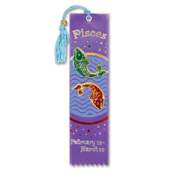 Pack of 6 Blue ''Aquarius'' Bookmarks 2'' x 7.75''