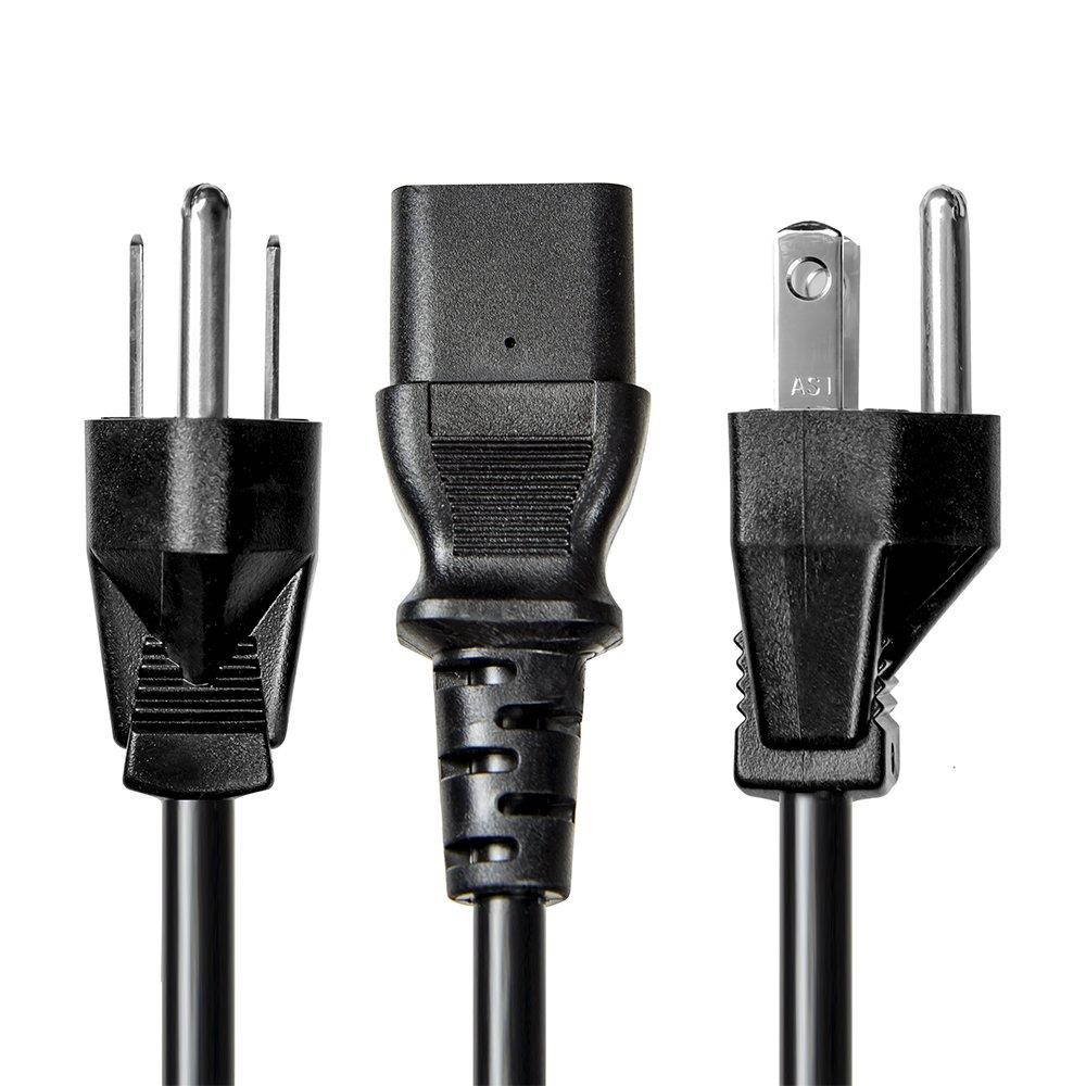 Rocstor Premium 6' Standard Computer Power Cord (Y10C111-B1)