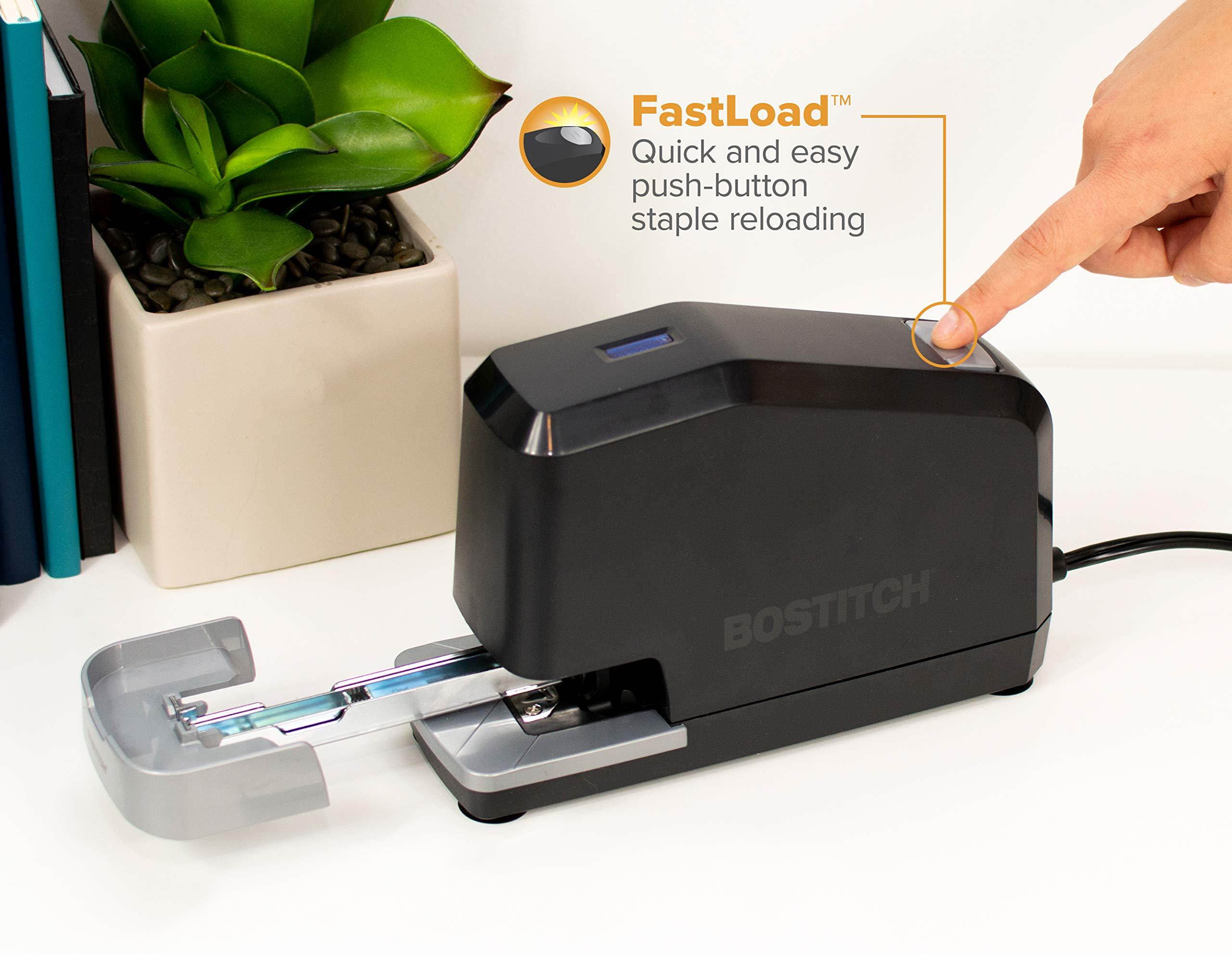 Bostitch Impulse 30 Electric Stapler, 30 Sheet Capacity, Black