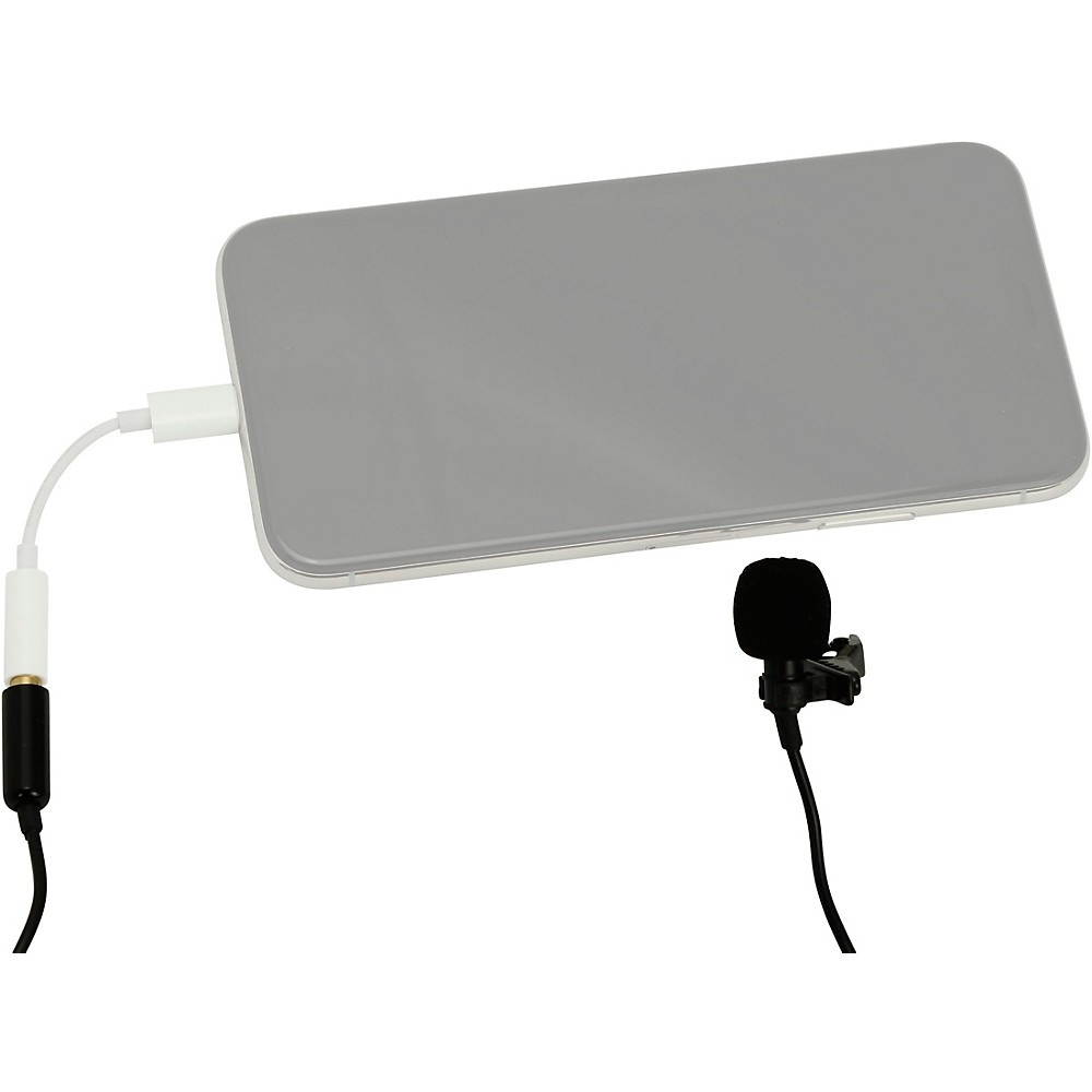 BK Media PV610-B Lavalier Microphone with 8" Extension Cable