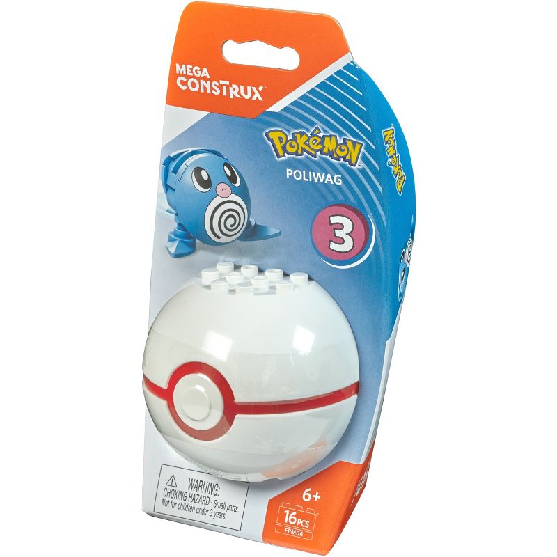 Mega Construx Pokemon Poliwag Poke Ball