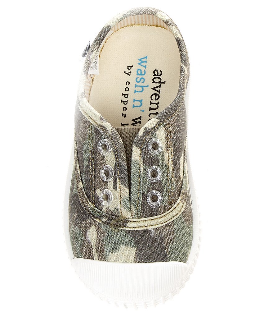 Copper Key Adventure Wear Kids' Budeee-A Washable Eyelet Camo Print Sneakers (Infant)