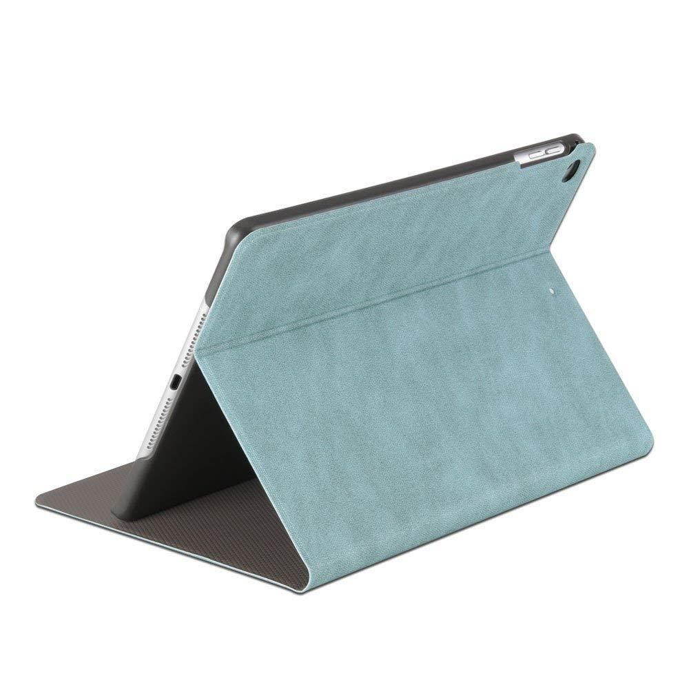 iPad Mini 3 / Mini 2 / Mini 1 Slim Fit Folio Smart Shell Shock Resistant Premium Cover [ Auto Sleep/Wake ] [ Multi-Angle Stand ] for Apple iPad Mini 3 / 2 / 1 - 7.9 Inch : Deer Pattern - Blue