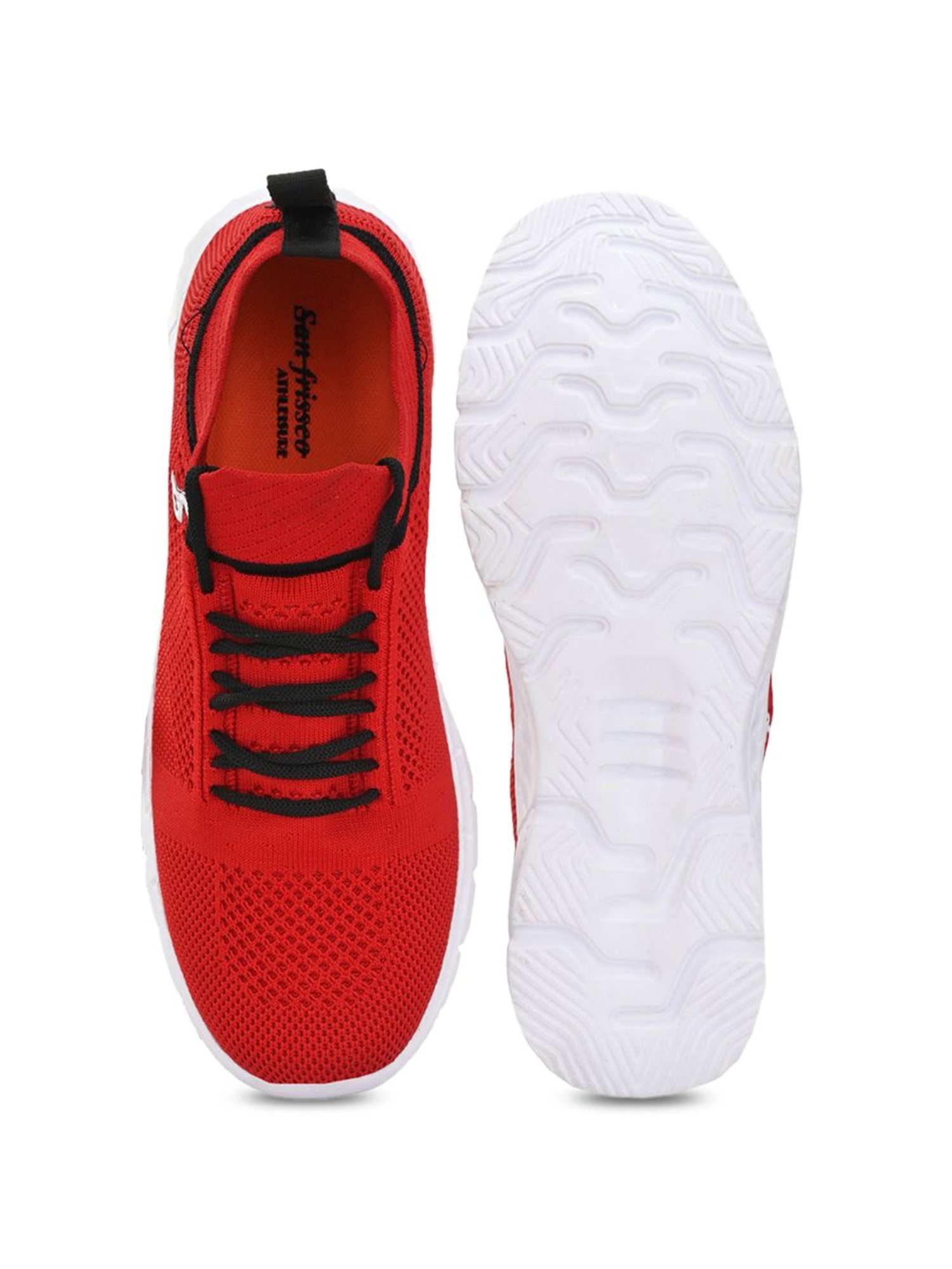 San Frissco Men's Red Running Shoes