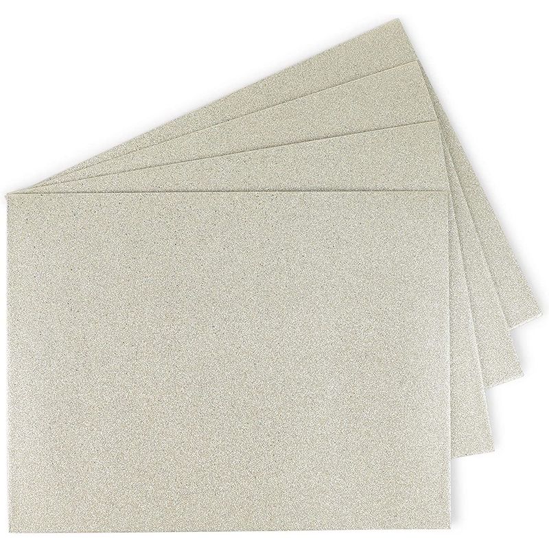 Pipilo Press 50-Pack Gold Glitter A2 Self Sealing Envelopes for Invitations and Weddings (5.75 x 4.35 in)